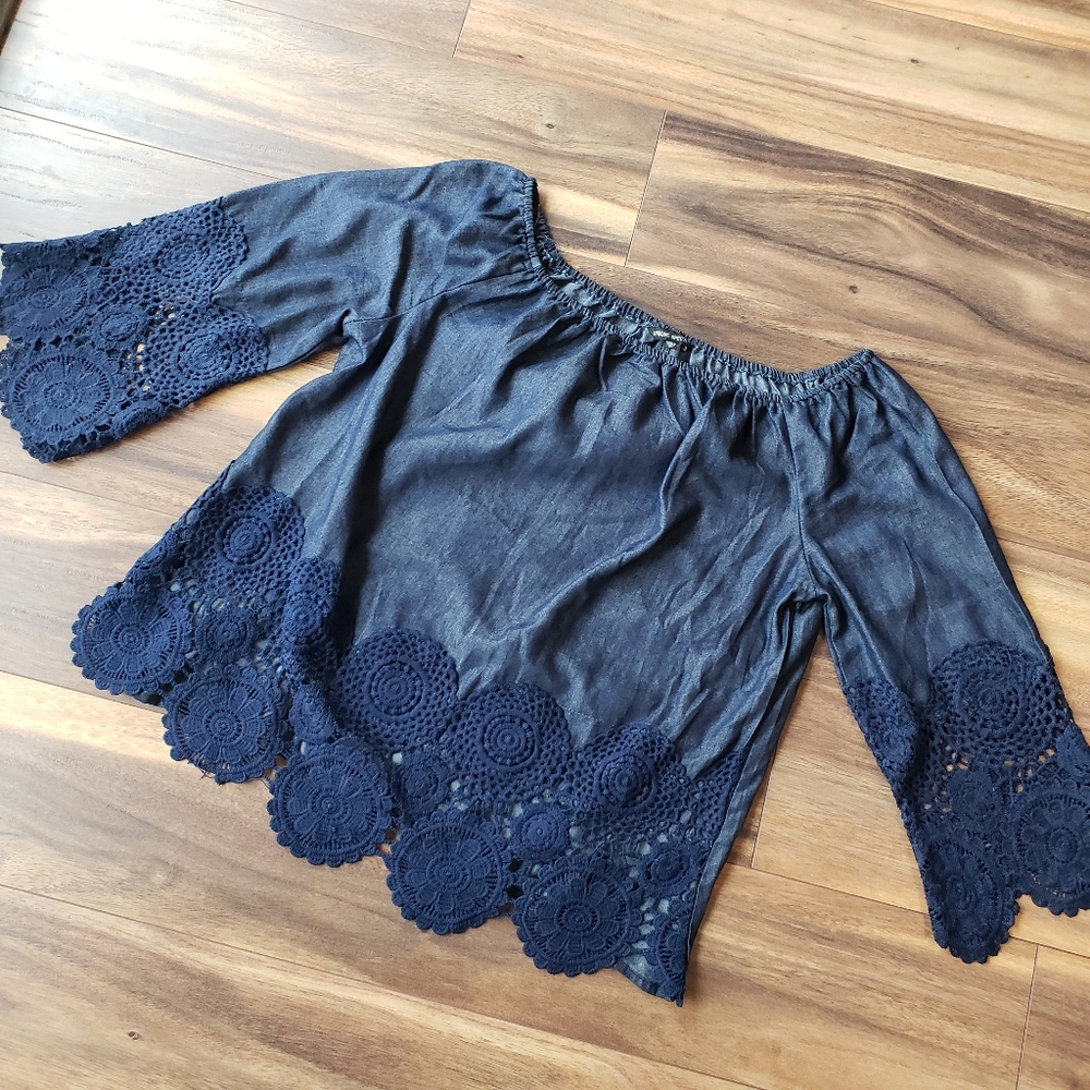 Chambray Top